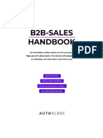 2019 Book #1 b2b Sales Handbook