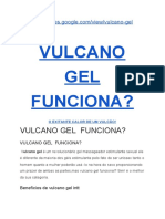 Vulcano Gel ( (Funciona?) ) Saiba Tudo Aqui