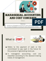 Group 1 - Managerial Accounting and Cost Concepts