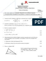 Enunciado Matematica 1 Èp. 10 Clas 2014 PDF