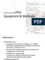 01 Construction Equipment and Method