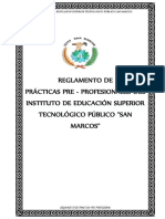 Reglamento de Practicas Modulares IESTPSA