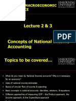 Lecture 2 & 3: Measuring Macroeconomic Performance