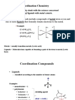 Chapter 3 Coordination Chemistry