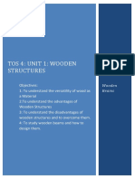 TOS 4 Unit 1 Wooden Structures PDF