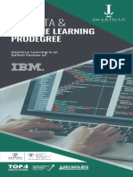 Big Data Machine Learning Prodegree Ebrochure