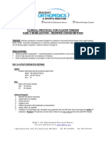 Clinical Protocol For Flexor Tendon Early Mobilization - Modified Duran Method