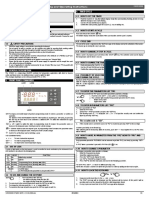 Single Stage Digital Controller With Timed Cycle: Installing and Operating Instructions