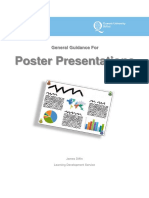 Poster Presentations: General Guidance For