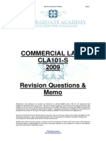 CLA101 S Revision Questions and Memo - Bongi 1 PDF