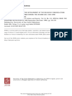 To Love and To Suffer - The Development of The Religious Congregations For Women in The Philippines During The Spanish Era (1565-1898)