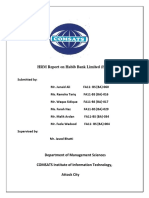 HRM Report On Habib Bank Limited (HBL)