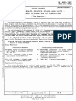 Fasteners - Bolts, Screws, Studs and Nuts - Symbols and Designation of Dimensions (