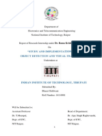 Study and Implementation of Object Detection and Visual Tracking