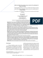 A Proposta de Um Quadro Norteador de Pesquisa Como Exercício de Construção Do Objeto de Estudo