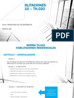 Tipos de Habilitaciones Norma TH