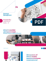 SPACE Matrix Analysis