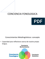 Conciencia Fonologica