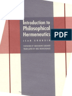 (Yale Studies in Hermeneutics) Jean Grondin, Joel Weinsheimer - Introduction To Philosophical Hermeneutics (1997, Yale University Press) PDF