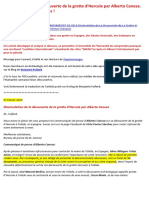 07-02-2019-Dissimulation de La Découverte de La Grotte D'hercule Par Alberto Canosa-Deux Chercheurs Menacés