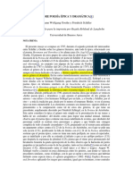 Goethe Schiller Sobre Poesia Epica y Dramatica PDF