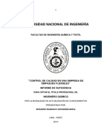 Control de Calidad en Empresa de Empaques Flexibles - Uni PDF