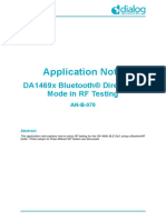 An-B-070 Da1469x Bluetooth Direct Test Mode in RF Testing v1.0