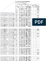 School Form 1 (SF 1) School Register