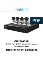 Reolink NVR Client - 2MP POE - User Manual PDF