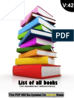 List of All Books PDF