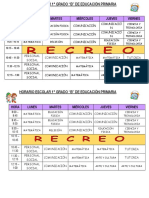 Horario Escolar 1