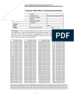 Raytheon Beech King Air C90A Pilot's Technical Examination: Candidate