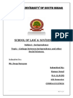 Linkage Between Jurisprudence and Other Social Sciences