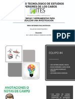 Herramientas y Tecnicas de Investigacion