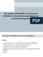 The Revision of IEC 60034-2-1 and The New IEC 60034-2-3 For Efficiency Determination of Converter-Fed Machines