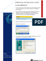 Net Meeting Configuration