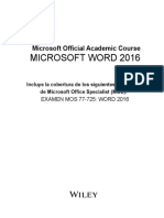 Spanish MOAC - Word - 2016 - Core