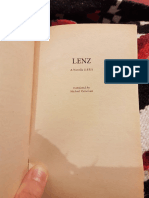 Lenz, by Georg Büchner