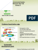 Environmental Studies (Monsoon 2017-18) Group 17: Goal 15 (Life On Land)