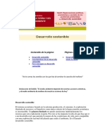 Desarrollo Sostenible: Ciencias de La Tierra Y Del Medio Ambiente