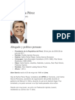 Biografias de Alan Garcia Perez