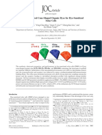 Isotruxene-Derived Cone-Shaped Organic Dyes For Dye-Sensitized Solar Cells