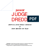 Savage Worlds - Judge Dredd