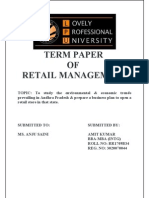 Retail: Business Plan in Andhra Pradesh