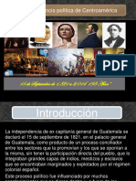 Independencia Política de Centroamérica y Honduras1810-1821