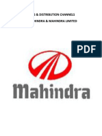 Sales & Distribution Channels in Mahindra & Mahindra Limited