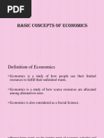 Basic Concepts Economics