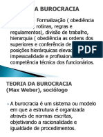 Teóría Da Burocracia