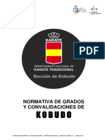 RFEK Normativa Grados Kobudo