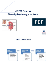 Renal Physiology Lecture For MRCS